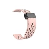 LOPAKACTAG For Samsung Galaxy Watch 4 5 6 7 4/6 Classic Active 2 Cinturino in silicone for Amazfit Bip 3 Huawei GT4 GT3 2e(Pink,Galaxy 4 5 6 7 44mm)