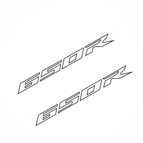 LXSKJ Karosserie Aufkleber Motorrad Aufkleber Aufkleber Zubehör Für H-ONDA CBR 650 R CBR650R CBR 650R 2019-2021 2022(Nero)