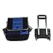RiToEasysports 35L Portable Rolling Cooler, Leakproof Soft Cooler Bag for Camping, Fishing, Picnic, Beach with Dual Zipped Design, Detachable Hook