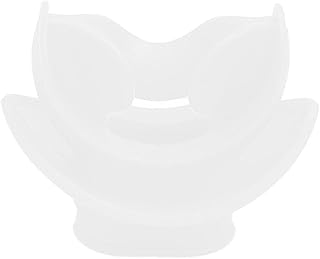 Timcryxient Piezas de boca para reguladores y esnórqueles de buceo, color negro, 5,1 x 5 cm