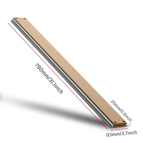 Genmitsu 6060 Aluminum & MDF Hybrid Spoilboard Table for CNC Router Machine PROVerXL 4030 V2 to 6060 XY-Axis Extension Kit, 790 x 673 x 20mm (31.1''x 26.5''x 0.8'')