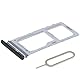 MMOBIEL Dual SIM Kartenhalter Kompatibel mit Samsung Galaxy S20+ / S20+ 5G / S20 Ultra 5G - SIM Card Tray Schlitten - Inkl. Gummidichtung und SIM Pin - Schwarz