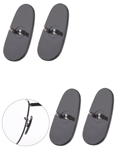 Image of Clear Soft Silicone Replacement Nose Pads for Ray-Ban Aviator RB3025 /RB3026 /RB3030 /RB3211 /RB3362 /RB3445 /RB4175