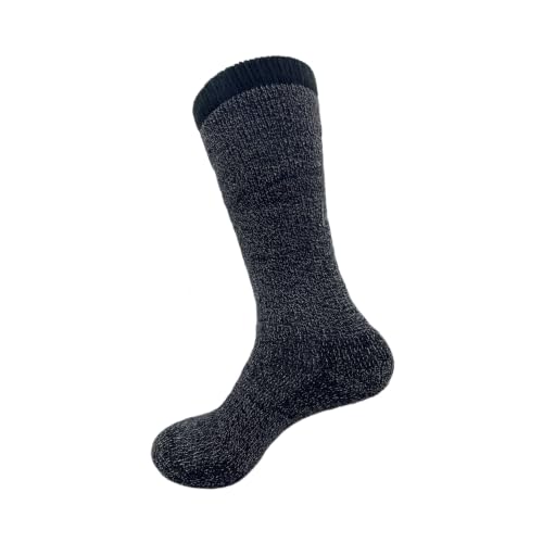 Altera Alpaca Adventure Heavy Weight 14 OTC Alpaca Sock (US Alpha X-Large Regular Regular Black Tweed)