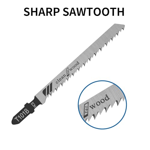 Professional 40 Piece StichsäGebläTter Holz，8 Modelle SäBelsäGebläTter Set，StichsäGebläTter Metall mit Kunststoffbox，SäGebläTter StichsäGe，Geeignet zum Schneiden von Metall, Holz und Kunststoff
