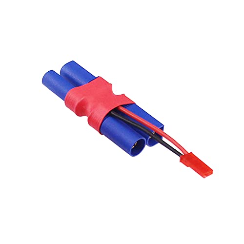 Set 3 conectores EC5 macho a hembra con cable JST 5cm miniatura 5