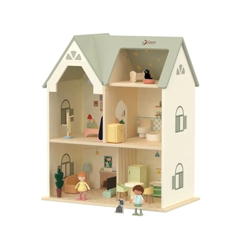 Classic World - Cozy Cottage - Casita de muñecas con accesorios