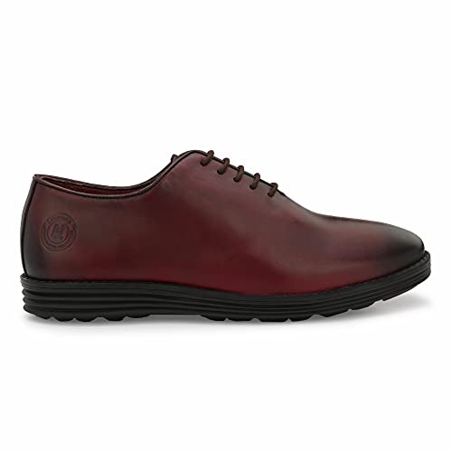 Image of Legwork Men's Leather Wholecut Oxford 2.0 Shoes for Men and Boys