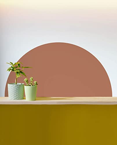 Half Circle Boho Headboard Wall Decals, Tounalker Giant Semicircle Boho Wall Stickers Removable, Peel And Stick Rent Friendly Arch Wall Diy Art Murals For Bedroom Living Room Nursery #TOP3