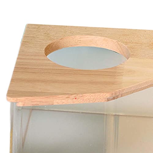 MYCENSE Casa de Banho para Roedores Pequenos - Modelo Transparente