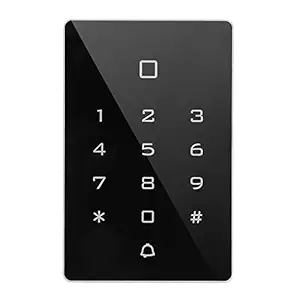 Access Control Keypad, External Doorbell Card Reader Access Control Machine, Infrared Night Vision Device Electronic 26 Touch Keypad for Families Enterprises