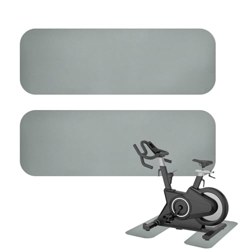 Alfombrilla para cinta de correr y bicicleta fija cojín grueso para suelo 25x80 cm