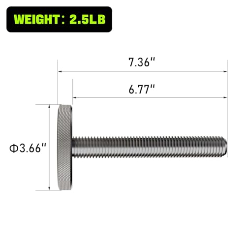 Image of Eisenlink longer screws, 2pieces for Square Dumbbells, up to160lbs (Single Dumbbell)