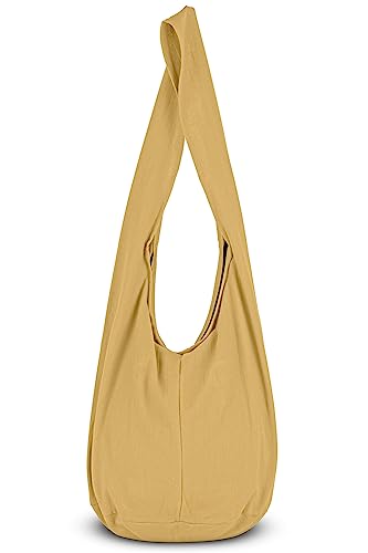 Your Cozy Boho Crossbody Bag for Women – Handmade Cotton Sling Bag Lightweight Unisex Travel Purse with Zipper3