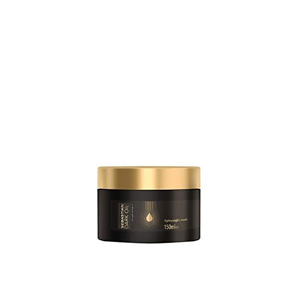 Sebastian Professional Dark Oil Lightweight Mask, with Jojoba and Argan Oils, 5.1 oz