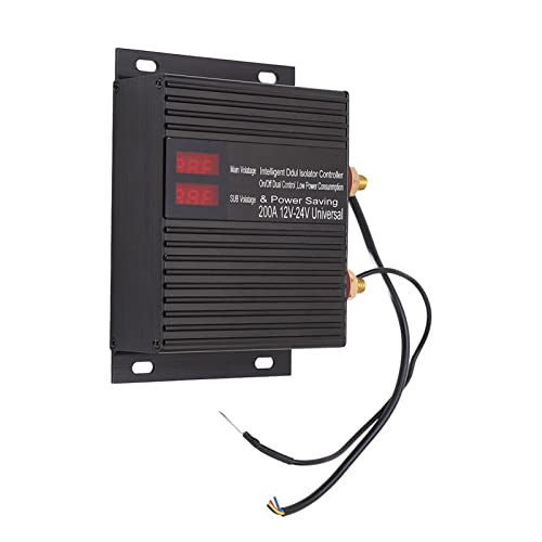 �f���A���o�b�e���[�A�C�\���[�^�[ �f���A�� �o�b�e���[ �A�C�\���[�^�[ 200A ���j�o�[�T�� �_�u�� �o�b�e���[ VSR �� RV ATV UTV �L�����s���O�J�[ �g���b�N �{�[�g 12V?24V�p