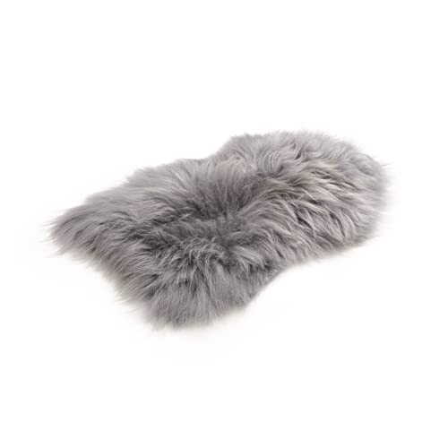 Cakla Lammfell Echt 120-130 cm - Schaffell Echt Groß - Fellteppich - Weich und Flauschig - Fell...