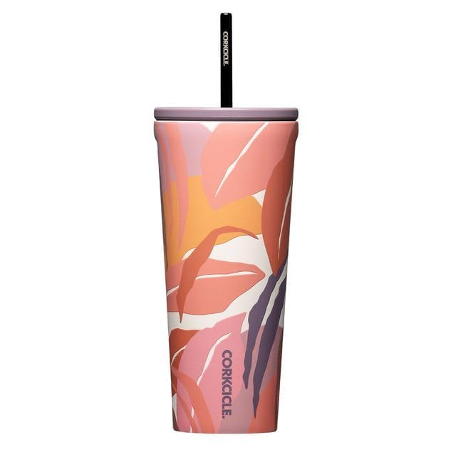 Corkcicle Cold Cup 24 oz Triple Insulated, Tropical Hideaway