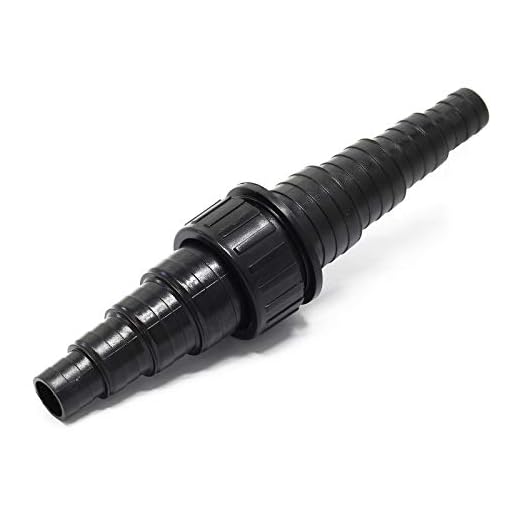 Slanganslutning/stegad slang 19/25/32/38 mm (3/4 tum/1 1/4 tum/1 1/2 tum) för simbassänger