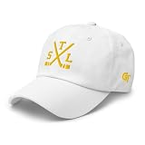 St. Louis Hockey Sticks Retro STL Baseball Hat Dad Cap White