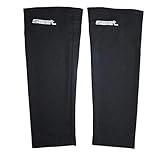 Steel Eishockey Stutzen Textil-Netzgewebe Mesh Farbe schwarz, Größe Senior