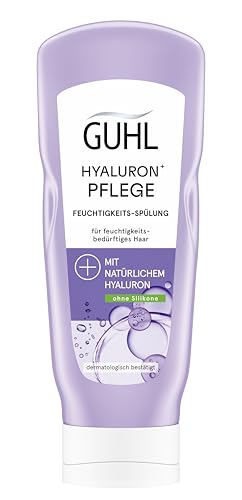 Guhl Hyaluron+ Pflege Feuchtigkeits-Spülung - Inhalt: 200 ml - Haartyp: feuchtigkeitsbedürftig - Mit natürlichem Hyaluron - Ohne Silikone