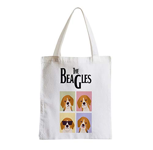 Grand Sac Shopping Plage Etudiant The Beagles Parodie Chien Animaux de Compagnie
