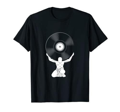 Hercules Vinyl | DJ Músico | Disco de Vinilo Deejay Camiseta