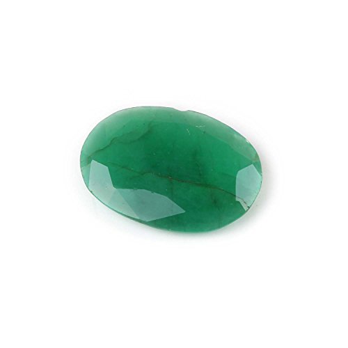 Émeraude verte de Zambie naturelle pour remplacer une gemme perdue sur bague
