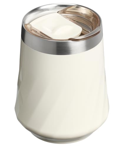 STANLEY Reserve Wine Tumbler | 11 oz Stainless Steel Travel Mug For Wine, Cocktails, Soda | Keeps Drinks Cold for Hours | BPA-Free | Cream Gloss