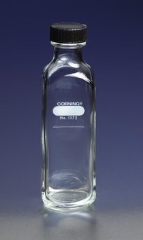 Corning 1368-160 Milk Dilution Bottle; Wide Mouth, Non-Graduated, 160 mL. Case of 48