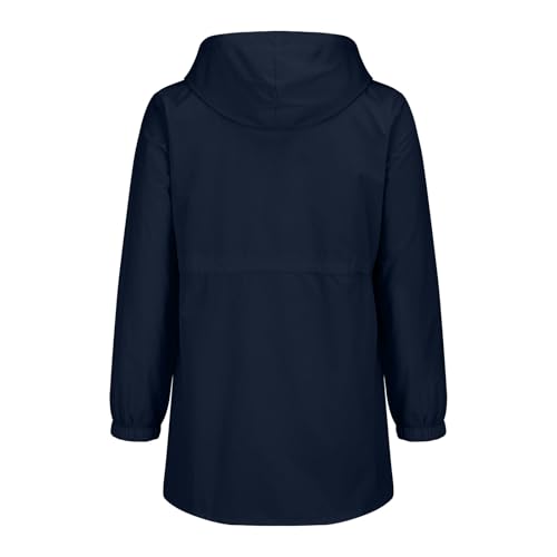 Chaqueta softshell impermeable transpirable con capucha y cremallera para mujer elegante 7