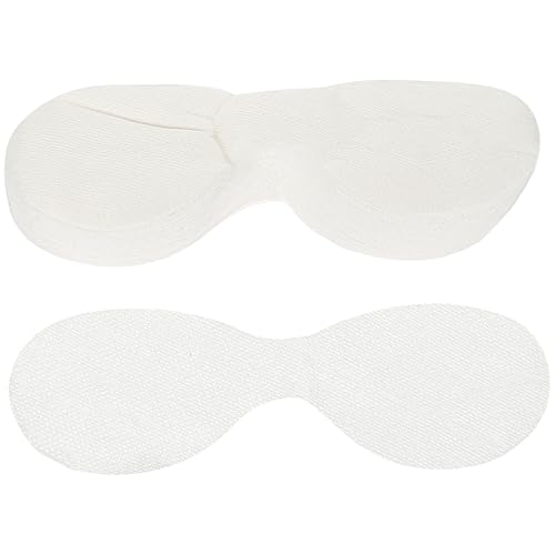 Tofficu Ojos Desechables de Papel 600 Unidades, Suaves y Transpirables para Cuidado Ocular, Parche Hidratante de Uso Único Adecuado para Belleza y Viajes