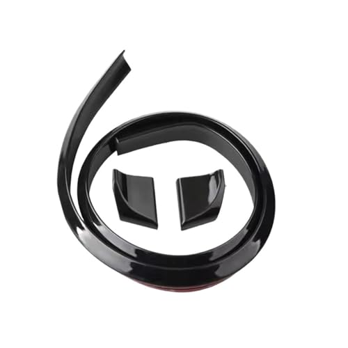 Becquet arrière voiture universel 1.5m noir brillant 3.5cm pour modification