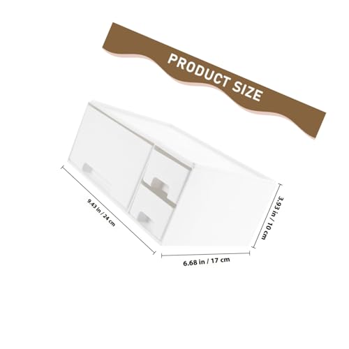 Support moniteur bureau blanc au design simple et sécurisé - 3