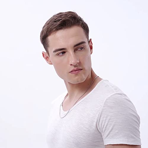 Cekama Genuine Sterling Silver Round Box Chain Necklace Sturdy Heavy-Duty Solid Rolo Link Chains 1.5Mm, 18 Inches For Men #TOP1