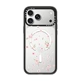 CASETiFY インパクト iPhone 17 Pro Max ケース [MagSafe対応/薄型 軽量/耐衝撃] - Sakura Flowers Dainty - クリア ブラック