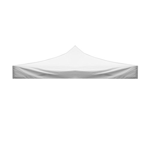 Evergreen Telo Tetto Di Ricambio Per Gazebo 2X2Mt Bianco Tessuto Pvc Impermeabile 9009/1