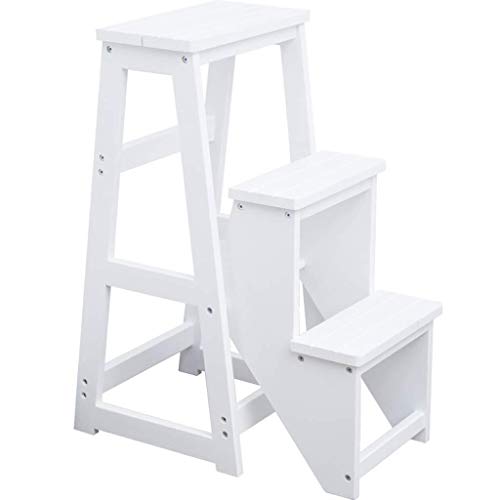 Taburete de escalada DASHADAO y escalera de madera plegable para cocina 2