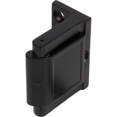 Stone Harbor Hardware Privacy Flip Door Guard, Matte Black