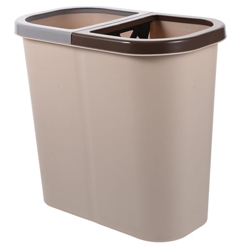 Cabilock Poubelle De Tri Poubelle De Bureau Double Face En Plastique