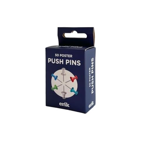 Grupo Erik 50 pcs Poster Push Pins Cover