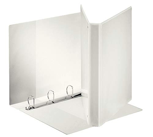 Esselte - Classeur à couverture personnalisable sur trois faces PP blanc - dos de 3,5 cm