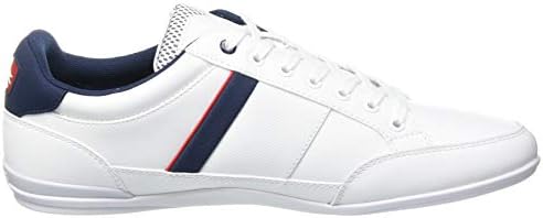 Lacoste Men's Low-top Sneaker, Wht NVY Red, 10.5 AU | Image 5