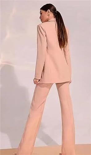 Womens Pantsuits Set One Button Blazer Pants Womens Suits for Business Groom Party2