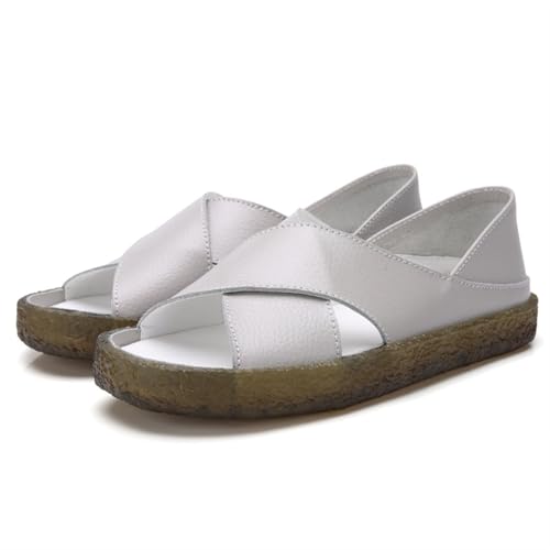 Womens Sandals Cross Korean women's sandals large size sandals pregnant mother shoes