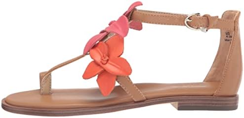 Naturalizer Womens Farah Leather Ankle Strap Flat Sandals Tan Review | Image 7
