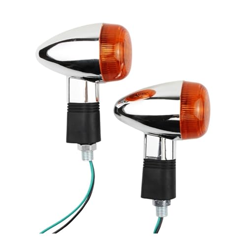 Clignotants moto clairs et étanches ampoule universelle boulon 10 mm