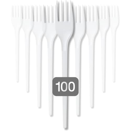 Fatigati Forchette In Plastica Riutilizzabili Rosse - FORRED - Foto 3