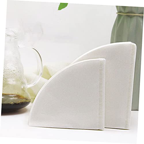 Pretyzoom SISJHE07Z11RS21MIPXG7GI 50Pcs Cone Coffee Filters Natural Coffee Filters Coffee Filter Paper Dollhouse Basket Inflatable Mannequin Qualitative Filter Paper Coffee Machine Round White thumb #1